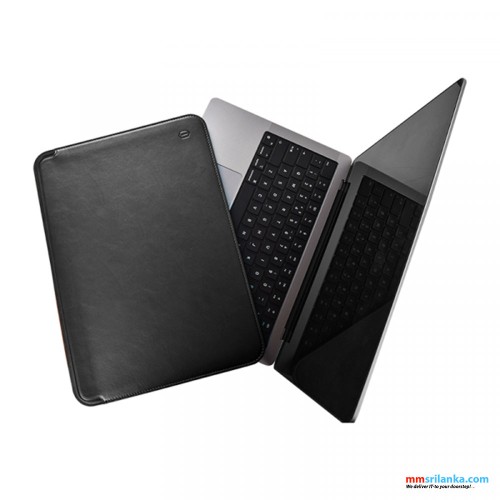 WIWU SKIN PRO PLATINUM WITH MICROFIBER LEATHER SLEEVE FOR MACBOOK 14.2"